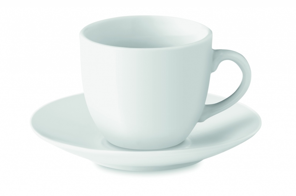 Logotrade promotional merchandise image of: Espresso cup and saucer 80 ml