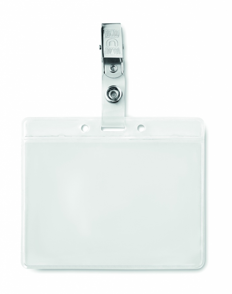 Logo trade promotional giveaway photo of: PVC badge holder