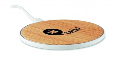 Logo trade promotional merchandise image of: Wireless charger round 5W