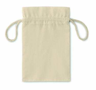 Logotrade promotional item picture of: Small Cotton draw cord bag