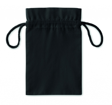 Logo trade promotional giveaways image of: Small Cotton draw cord bag