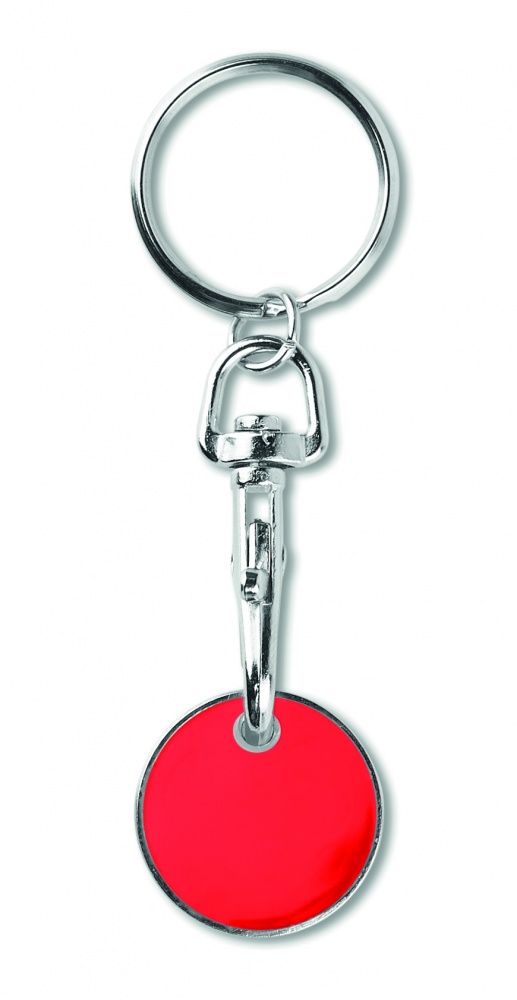 Logotrade promotional giveaway image of: Key ring token (€uro token)