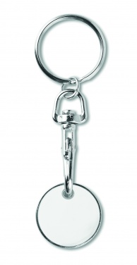 Logo trade promotional merchandise photo of: Key ring token (€uro token)