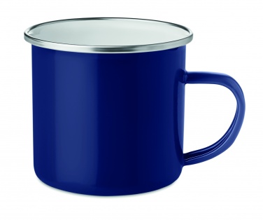 Logo trade promotional merchandise photo of: Metal mug with enamel layer