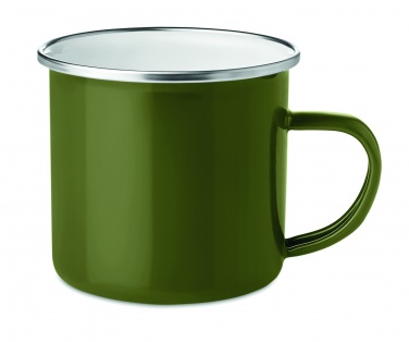 Logo trade advertising products picture of: Metal mug with enamel layer