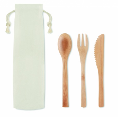 Logotrade advertising products photo of: Bamboo cutlery set