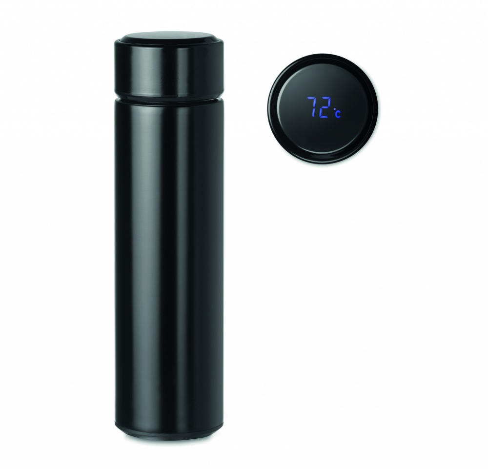 Logotrade promotional item image of: Bottle with touch thermometer