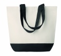 Canvas beach bag 280gr/m2, Black