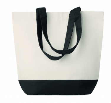 Logo trade promotional products picture of: Canvas beach bag 280gr/m2