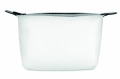 Mesh EVA toiletry bag, Transparent White