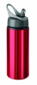 Aluminium bottle 600 ml, Red