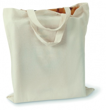 Logo trade promotional items image of: 140gr/m² cotton shopping bag