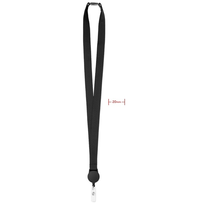 Logotrade promotional merchandise image of: Lanyard retractable clip