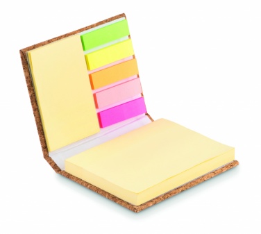 Logotrade promotional gift image of: Cork sticky note memo pad