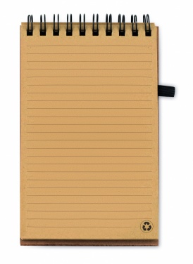 Logotrade promotional merchandise image of: A6 Cork notepad with pen