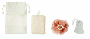 Logotrade promotional merchandise picture of: Bath set in cotton pouch