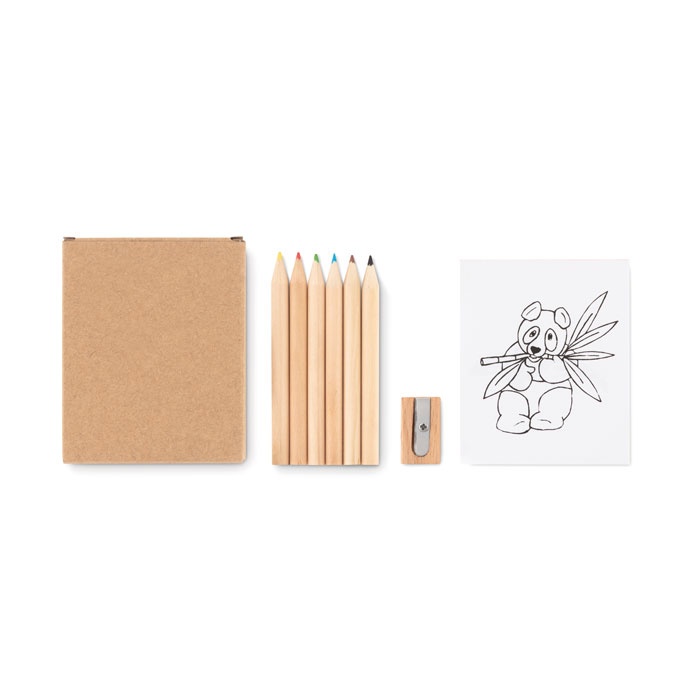 Logotrade business gifts photo of: Colouring set