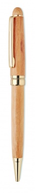 Logo trade corporate gift photo of: Bamboo twist ball pen in box