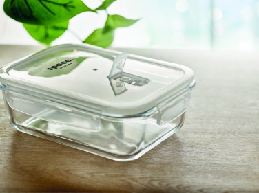 Logo trade promotional items picture of: Glass lunchbox & PP lid 900ml