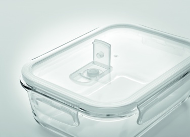 Logo trade promotional giveaway photo of: Glass lunchbox & PP lid 900ml