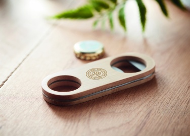 Logotrade advertising products photo of: Oval Bamboo bottle opener