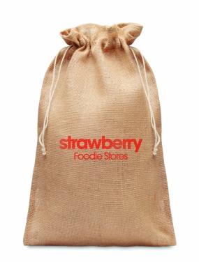 Logotrade advertising product image of: Large jute gift bag 30x47 cm