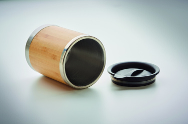 Logo trade promotional gifts picture of: Tumbler in bamboo cover 250ml