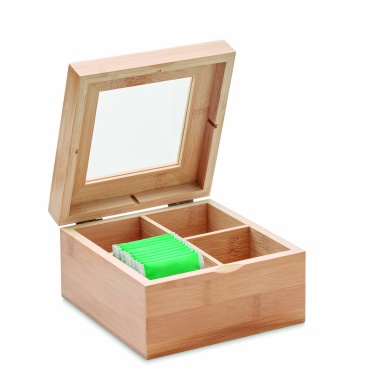 Logotrade promotional product image of: Bamboo tea box