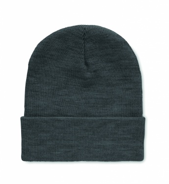 Logo trade promotional item photo of: Beanie in RPET with cuff