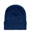 Beanie in RPET with cuff, Blue