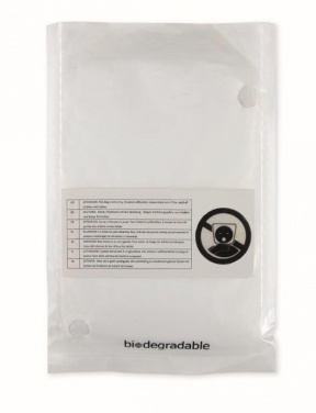 Logo trade promotional merchandise picture of: Biodegradable poncho and bag