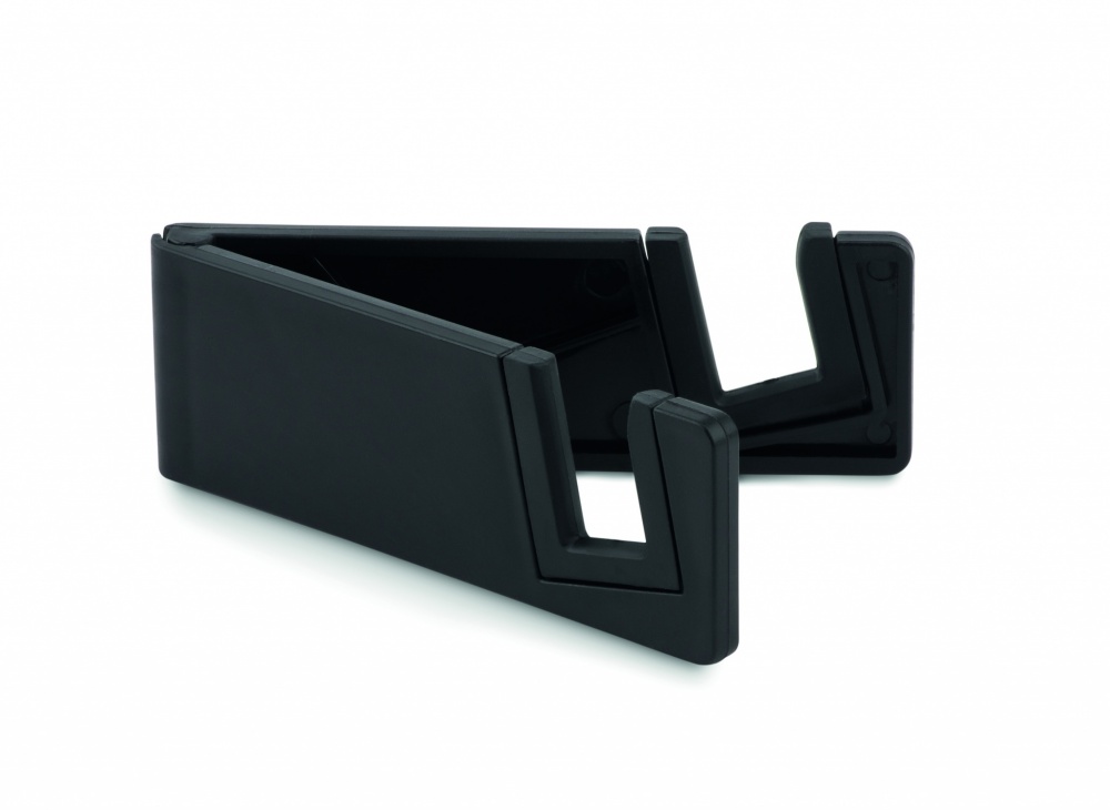 Logo trade promotional items image of: Phone holder bamboo fibre/PP