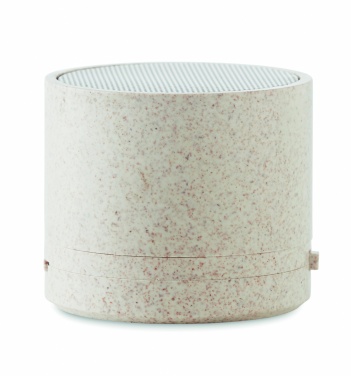 Logotrade advertising products photo of: 3W speaker in wheat straw/ABS