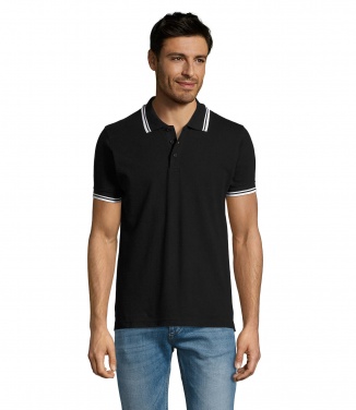 Logotrade promotional product picture of: PASADENA men polo 200g