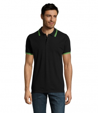 Logo trade corporate gift photo of: PASADENA men polo 200g