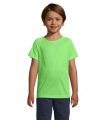 SPORTY KIDS T-SHIRT SPORT, Neon Green