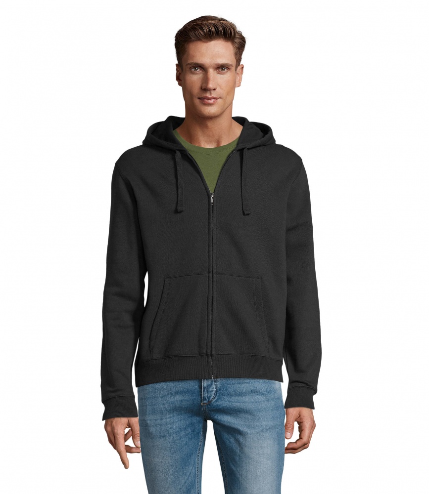 Logo trade promotional products image of: SPIKE MEN ZIP HOODIE SWEAT