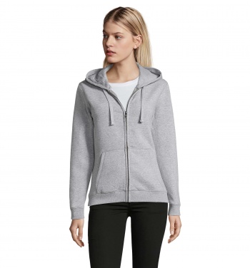 Logotrade promotional items photo of: SPIKE WOMEN ZIP HOOD SWEAT