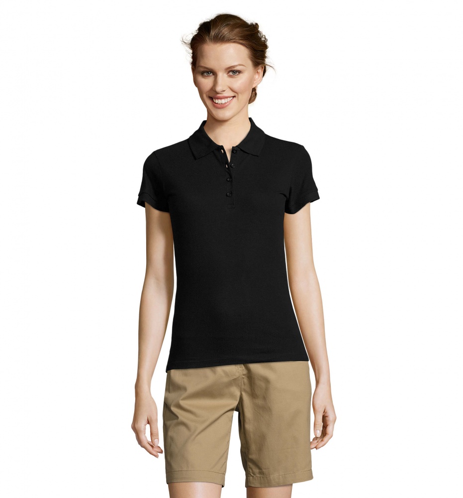 Logo trade promotional merchandise image of: PEOPLE WOMEN POLO 210g