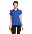 PEOPLE WOMEN POLO 210g, Royal Blue