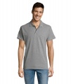 SUMMER II MEN Polo 170g, Grey Melange 2