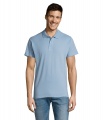 SUMMER II MEN Polo 170g, Sky Blue Pique