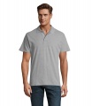 SPRING II MEN Polo 210g, Grey Melange 2