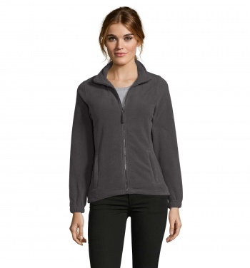 Logotrade promotional item picture of: NORTH WOMEN ZIPPED FLEECE