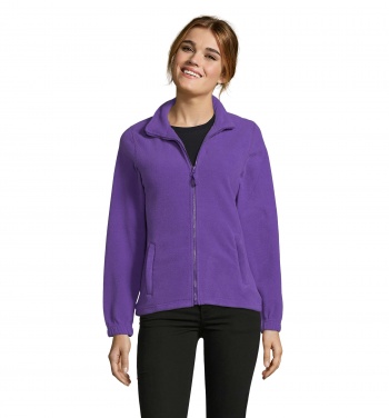 Logo trade advertising product photo of: NORTH WOMEN ZIPPED FLEECE