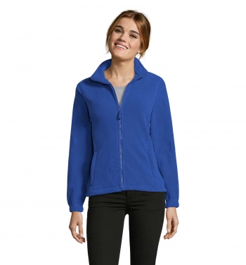 Logotrade promotional merchandise picture of: NORTH WOMEN ZIPPED FLEECE