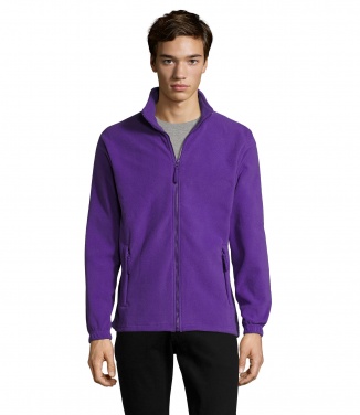 Logo trade promotional merchandise image of: NORTH Zipped Fleece Jacket