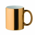 Ceramic mug metallic 300 ml, Gold