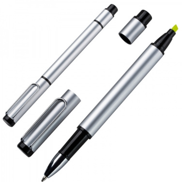 Logo trade promotional gifts picture of: Metal duo pen GETAFE