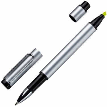 Logo trade advertising product photo of: Metal duo pen GETAFE